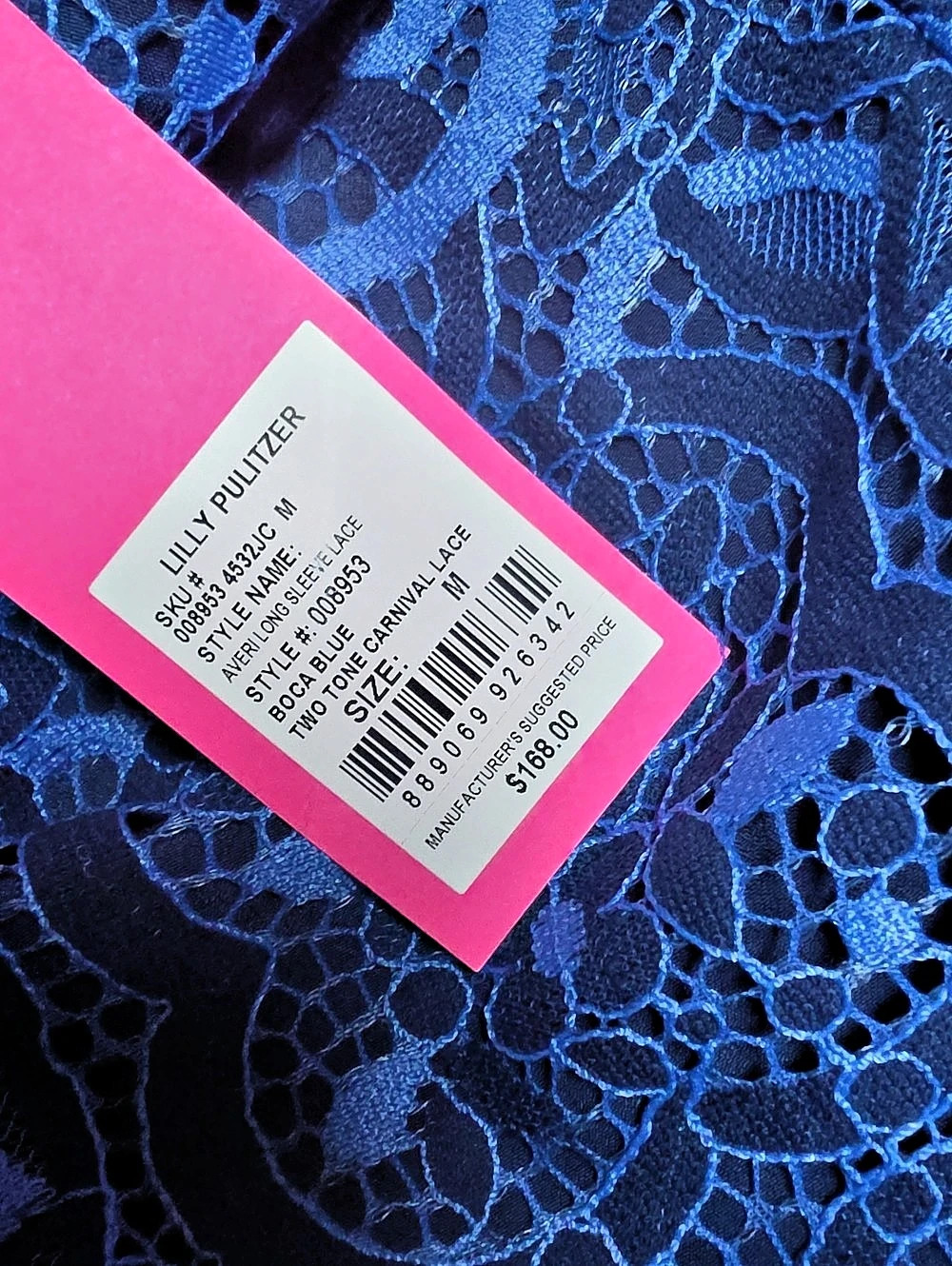 Lilly Pulitzer Suki Dress Animal Print Silk Blend in Blue Size Medium NWT